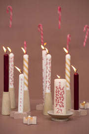 Adventkaars 5x15cm Christmas tree - LEEF mode en accessoires