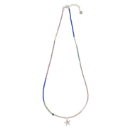 Adventurous Lapis Lazuli Necklace Gold Colored Lapis Lazuli - LEEF mode en accessoires