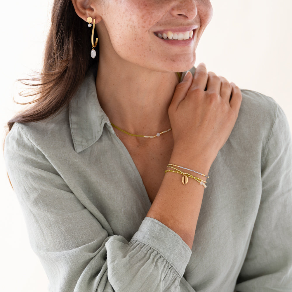 Adventurous Moonstone Necklace GC Moonstone - LEEF mode en accessoires