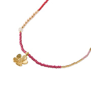 Adventurous Rose Quartz Necklace GC Rose quartz - LEEF mode en accessoires