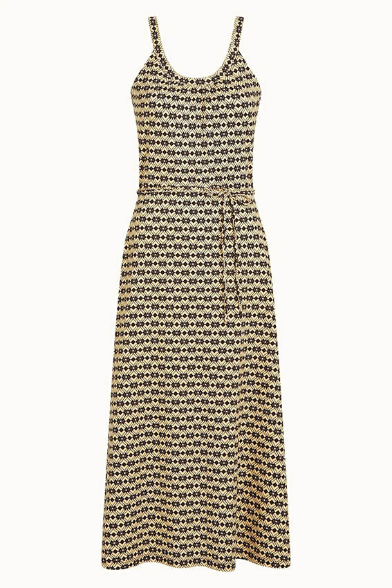 Allison Dress Fusili 001 Black - LEEF mode en accessoires