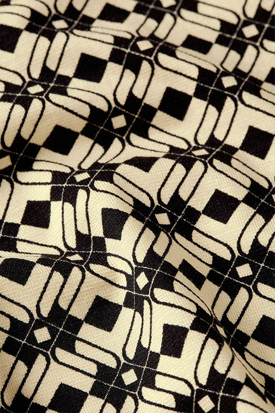 Allison Dress Fusili 001 Black - LEEF mode en accessoires
