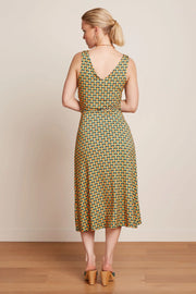 Anna dress Nova  942 Shell Orange - LEEF mode en accessoires