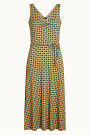 Anna dress Nova  942 Shell Orange - LEEF mode en accessoires