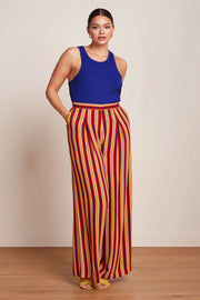 Antonia Pants Giverny 651 True Red - LEEF mode en accessoires