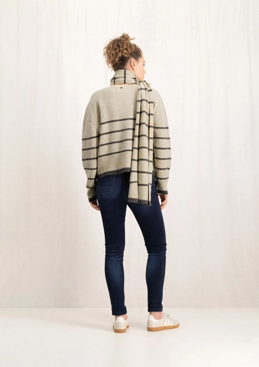 Ariella Scarf 3483 Simple Taupe - LEEF mode en accessoires
