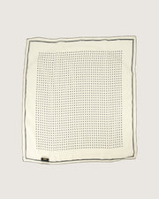 Astrid Groot Sjaals Beige Polkadot - LEEF mode en accessoires