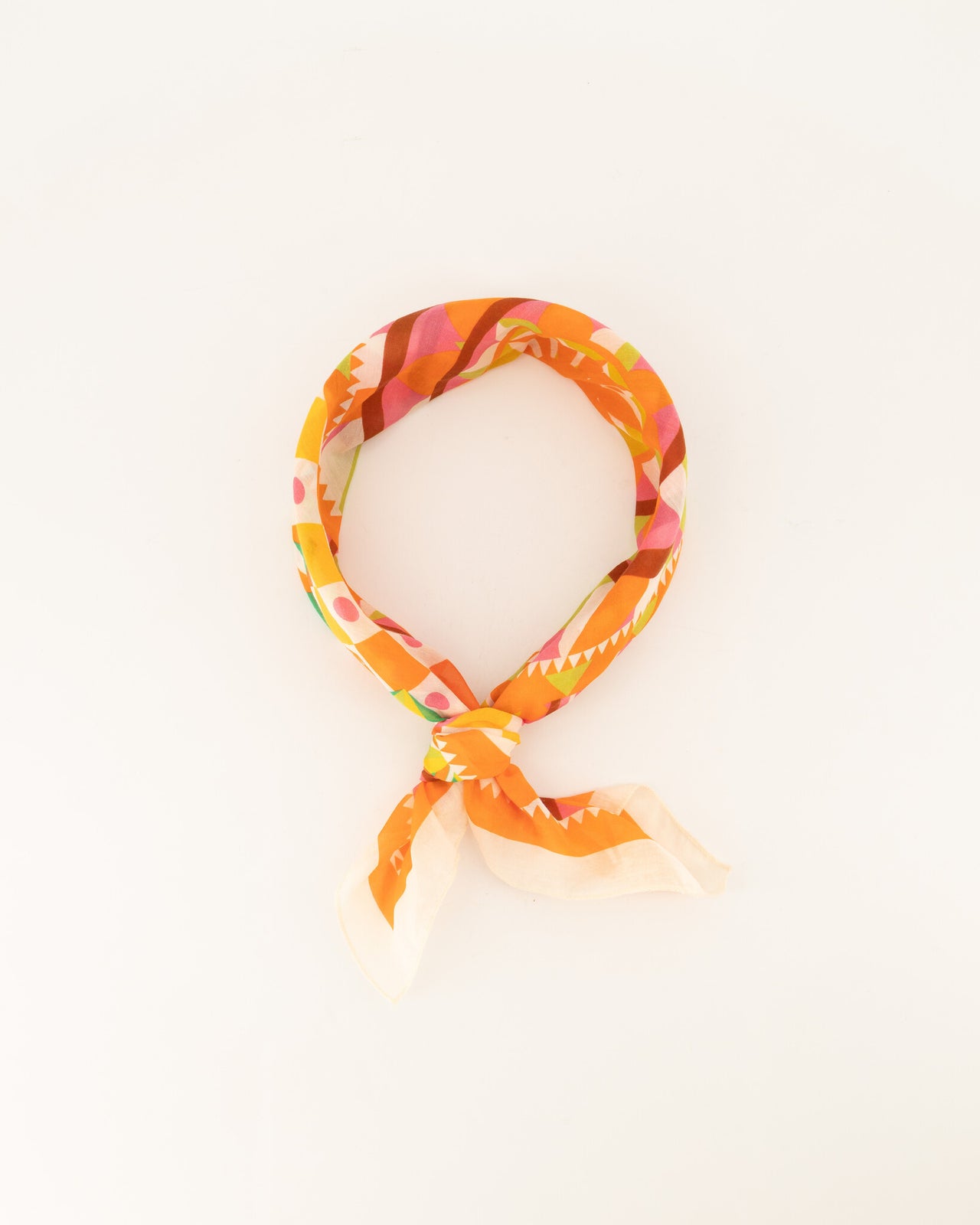 Astrid Groot Sjaals Oranje Sun - LEEF mode en accessoires