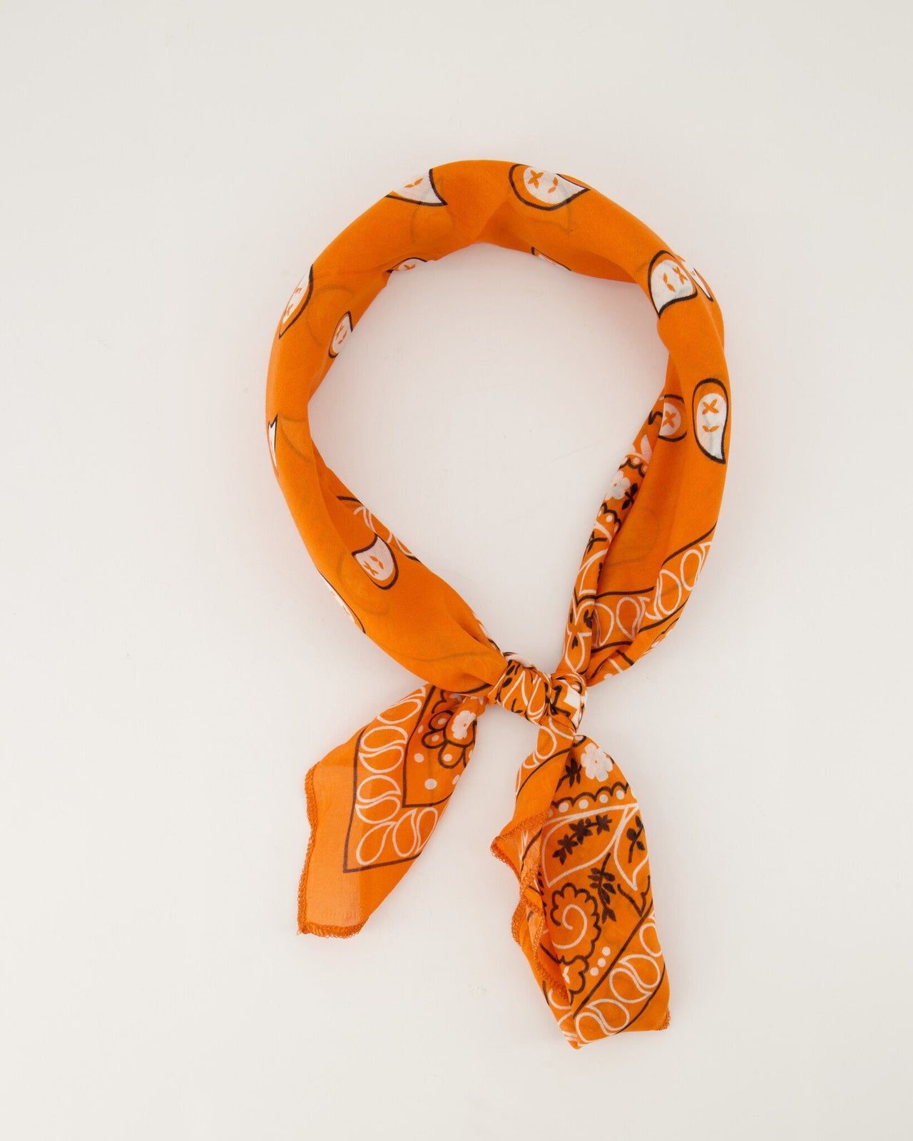 Astrid Groot Sjaals Oranje - LEEF mode en accessoires
