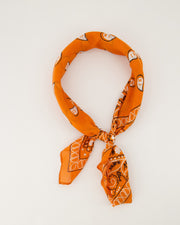 Astrid Groot Sjaals Oranje - LEEF mode en accessoires