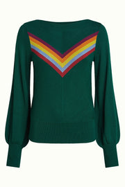 Audrey Bell Top Azzy 219 Botanical Green - LEEF mode en accessoires