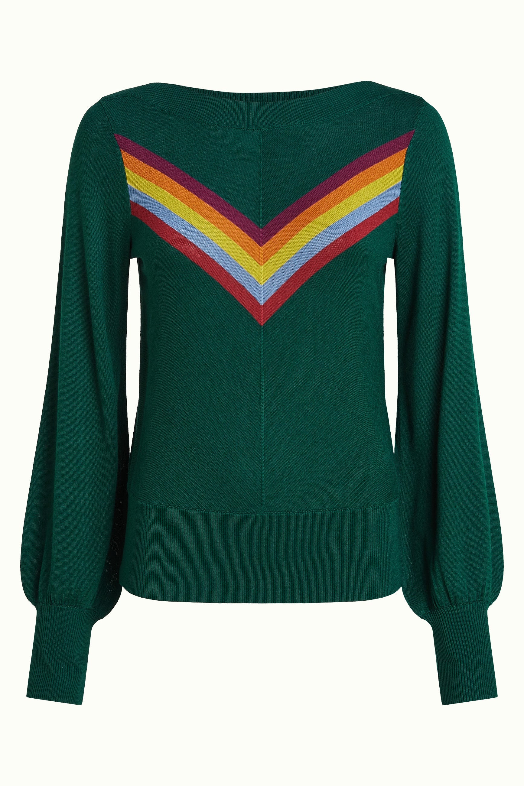 Audrey Bell Top Azzy 219 Botanical Green - LEEF mode en accessoires