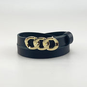Audry Gloss Goud 1,5cm Cosmo black - LEEF mode en accessoires