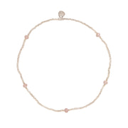 Beach Rose Quartz Anklet SC Rose quartz - LEEF mode en accessoires