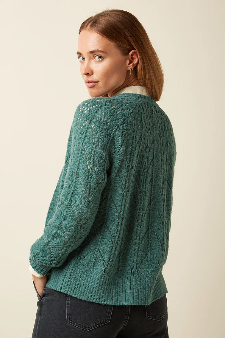 Bianca Cardi Orcia 292 smoke green - LEEF mode en accessoires