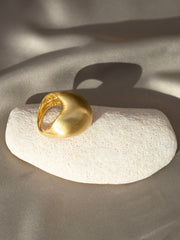 Big scoop ring (*Signature collection)  goud - LEEF mode en accessoires