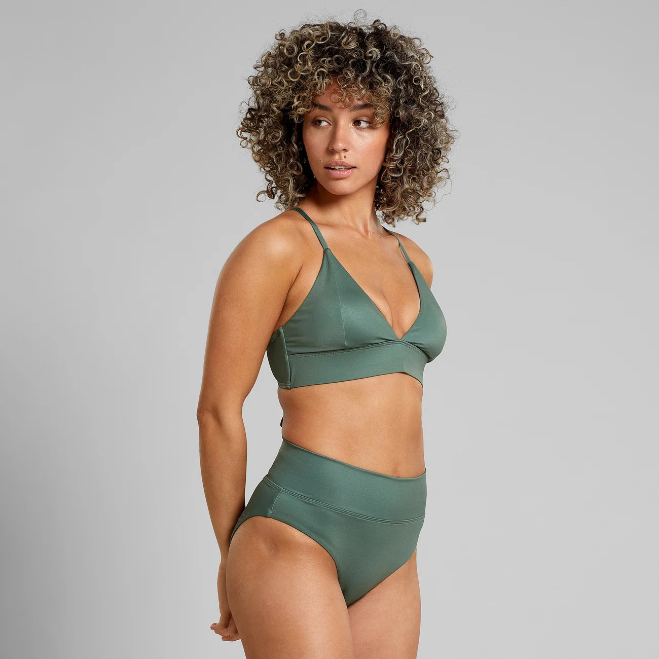 Bikini Pants Slite Leaf Green  Leaf Green - LEEF mode en accessoires