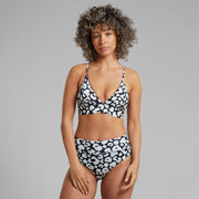 Bikini Pants Slite Painted Leopard Black Painted Leopard Black - LEEF mode en accessoires