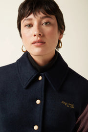 Billie Baseball Jacket Shine 607 Bordeaux Red - LEEF mode en accessoires