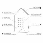 Birdybox White Jesmonite White Jesmonite - LEEF mode en accessoires