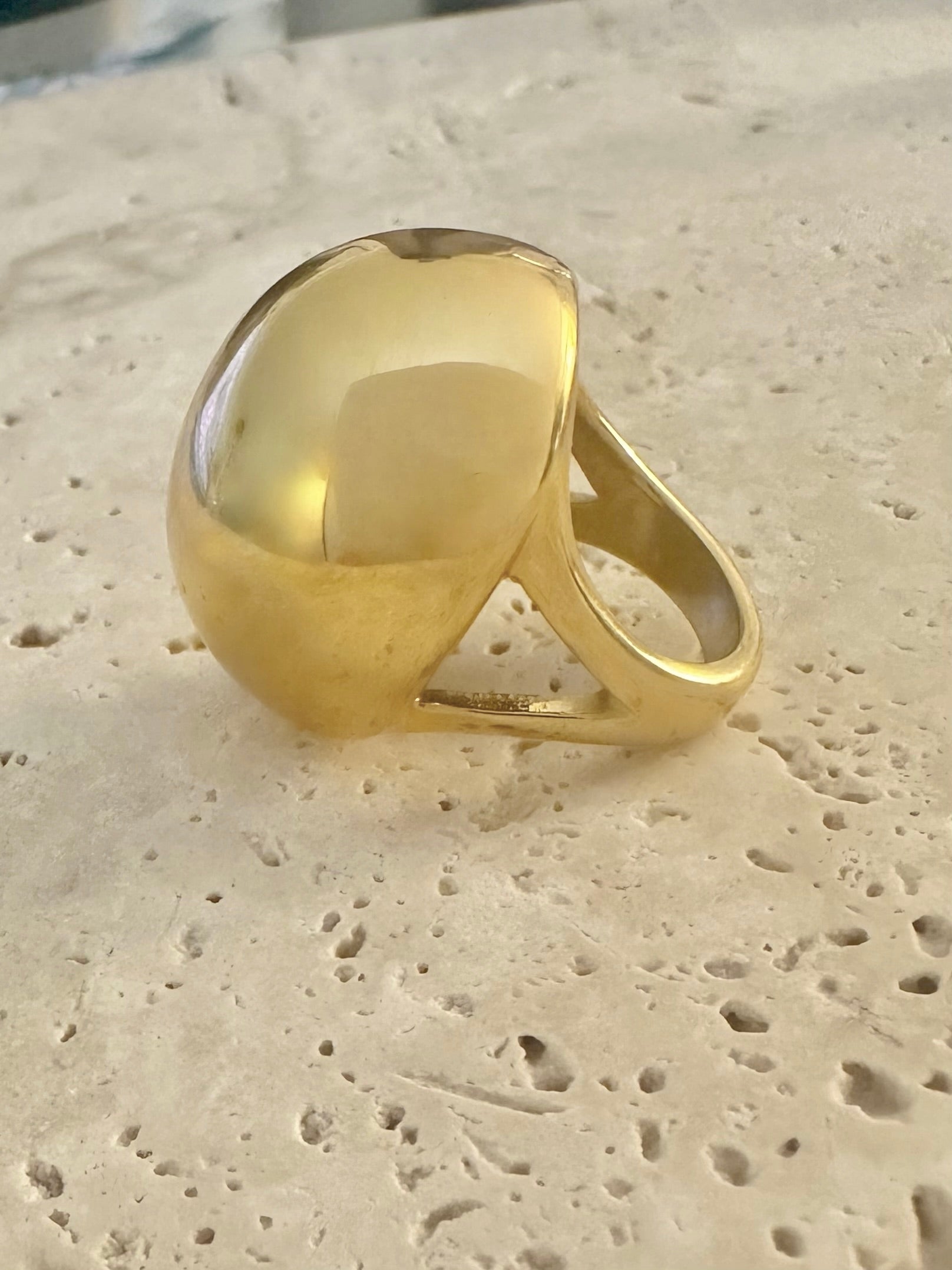 "Bold" Ring goud - LEEF mode en accessoires