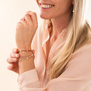 Botanic Rose Quartz Bracelet GC Rose quartz - LEEF mode en accessoires