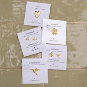 Brooch Hibiscus - Hummingbird GP Gold - LEEF mode en accessoires