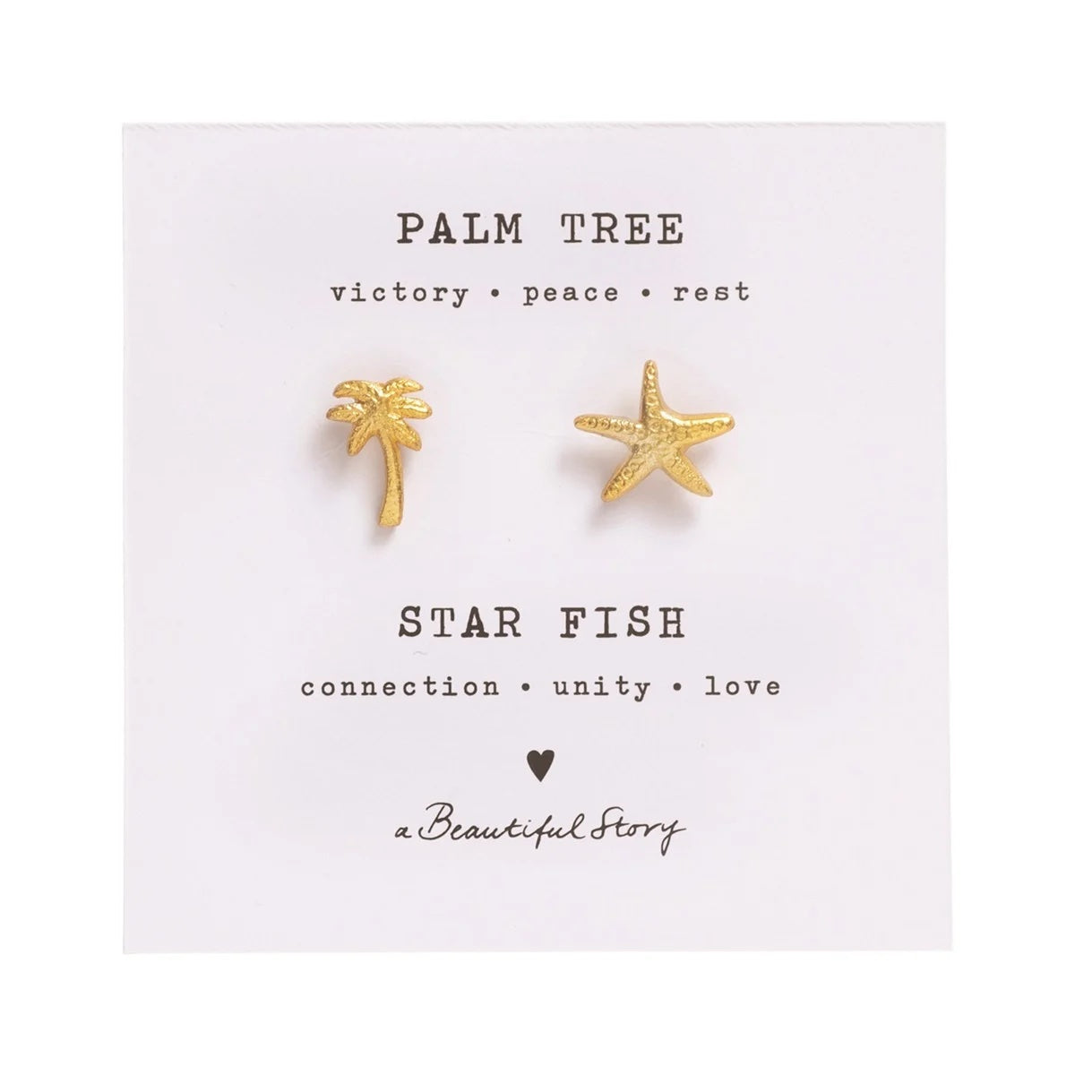Brooch Set Palmtree GP Palmtree - LEEF mode en accessoires