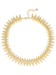 CONE KETTING XL goud - LEEF mode en accessoires