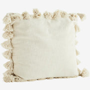 CUSHION  W/ TASSELS (60x60) Off white - LEEF mode en accessoires