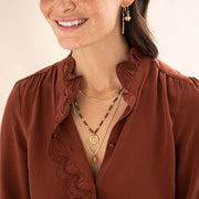 Calm Citrine Necklace GC Citrine - LEEF mode en accessoires