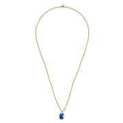 Calm Lapis Lazuli Gold Colored Necklace Lapis Lazuli - LEEF mode en accessoires