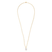 Calm Moonstone Gold Colored Necklace Moonstone - LEEF mode en accessoires