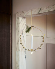 Candle holder, HDMistel Brass finish - LEEF mode en accessoires