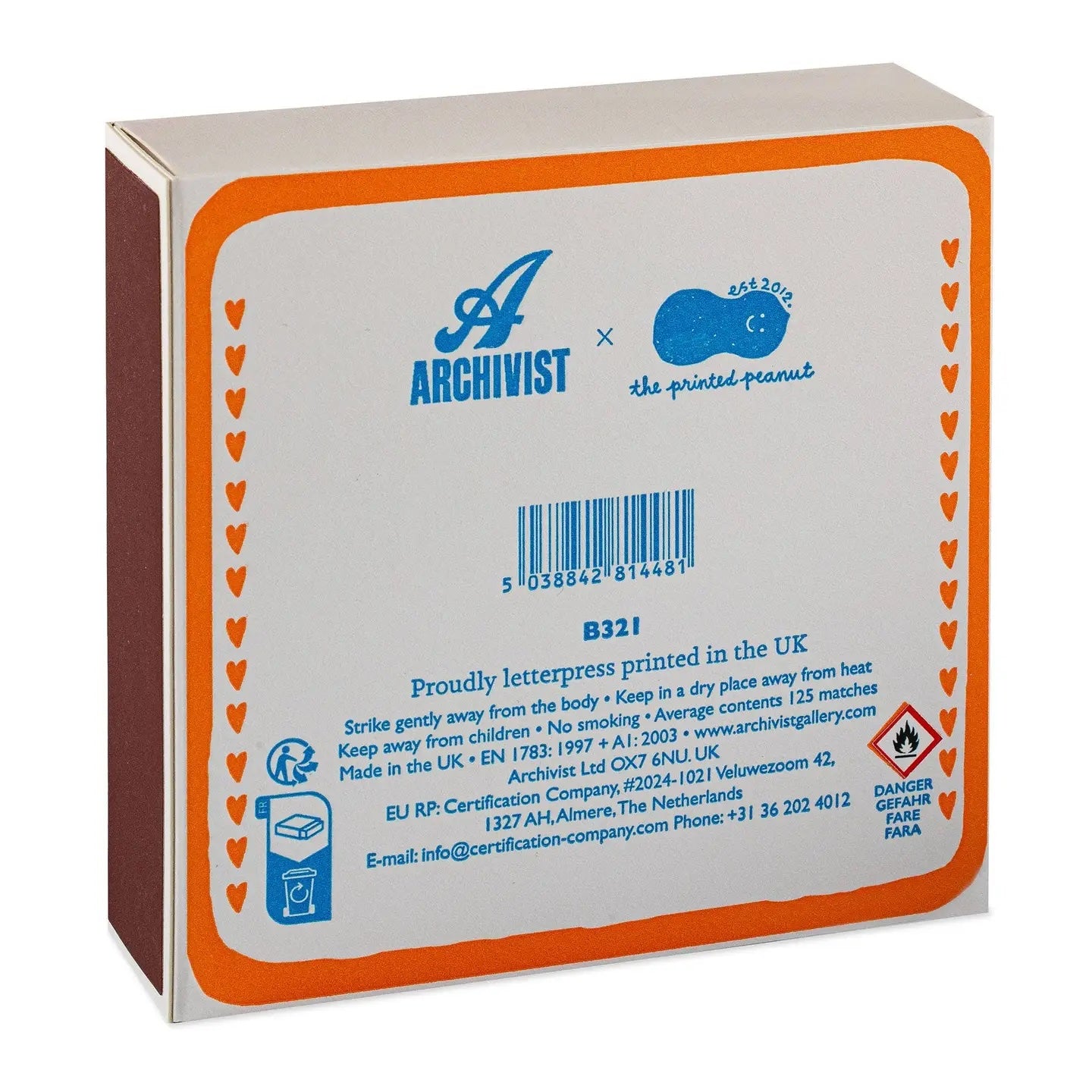 Cat lover Sardines, Safety Matches - LEEF mode en accessoires