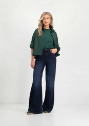 Charlie Tee 1838 Washed Green gables - LEEF mode en accessoires