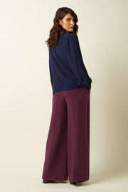 Chloe Pants Petit Malone 607 Bordeaux Red - LEEF mode en accessoires