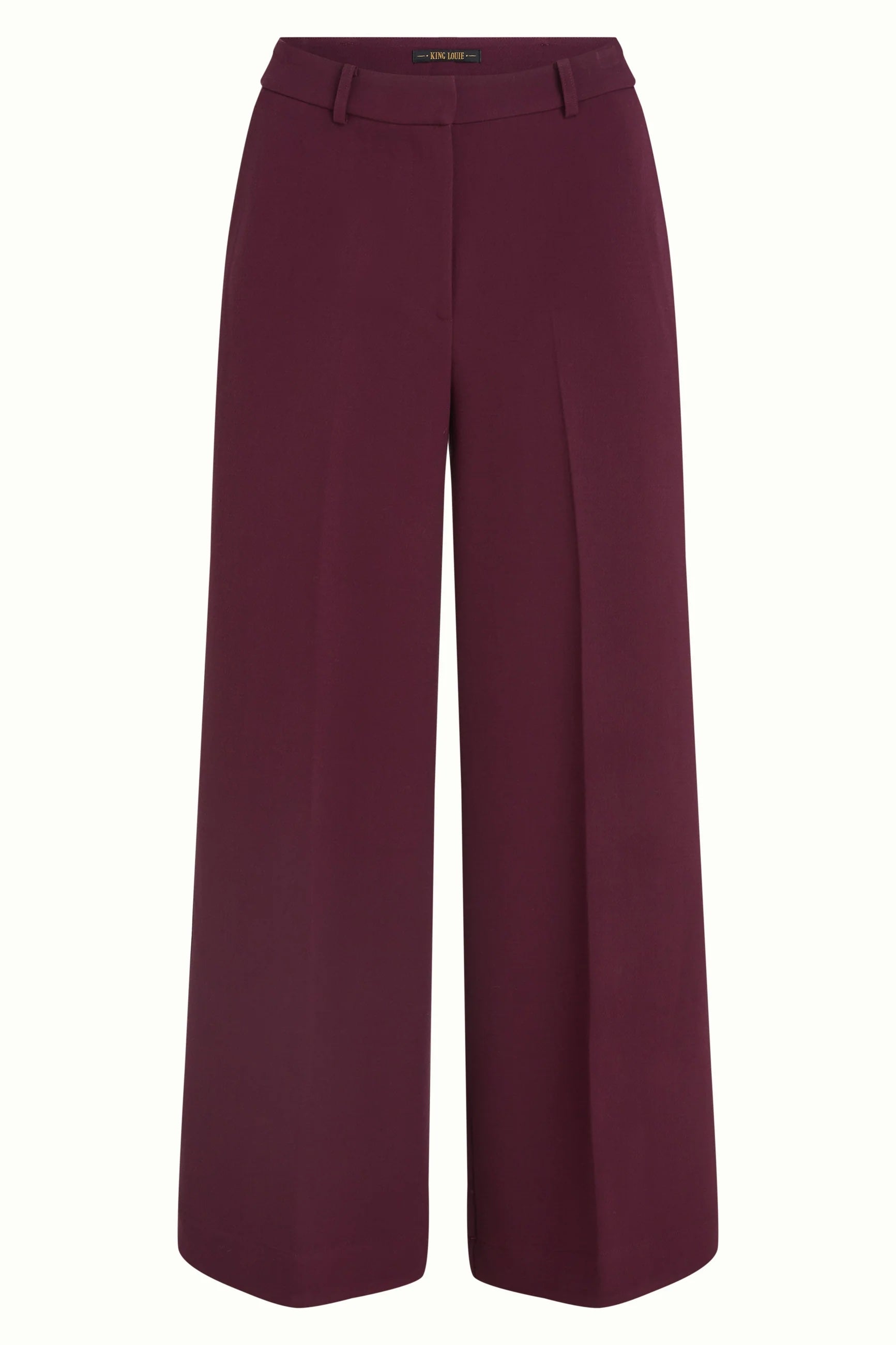 Chloe Pants Petit Malone 607 Bordeaux Red - LEEF mode en accessoires