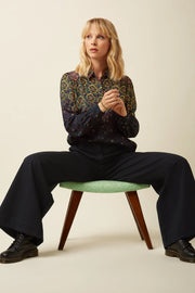 Chloe Pants Petit Uni Rodeo 001 Black - LEEF mode en accessoires