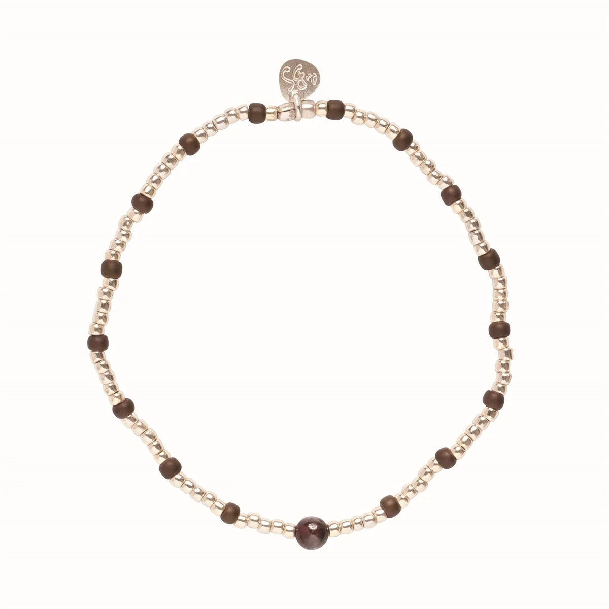 Clever Garnet Bracelet SC - LEEF mode en accessoires