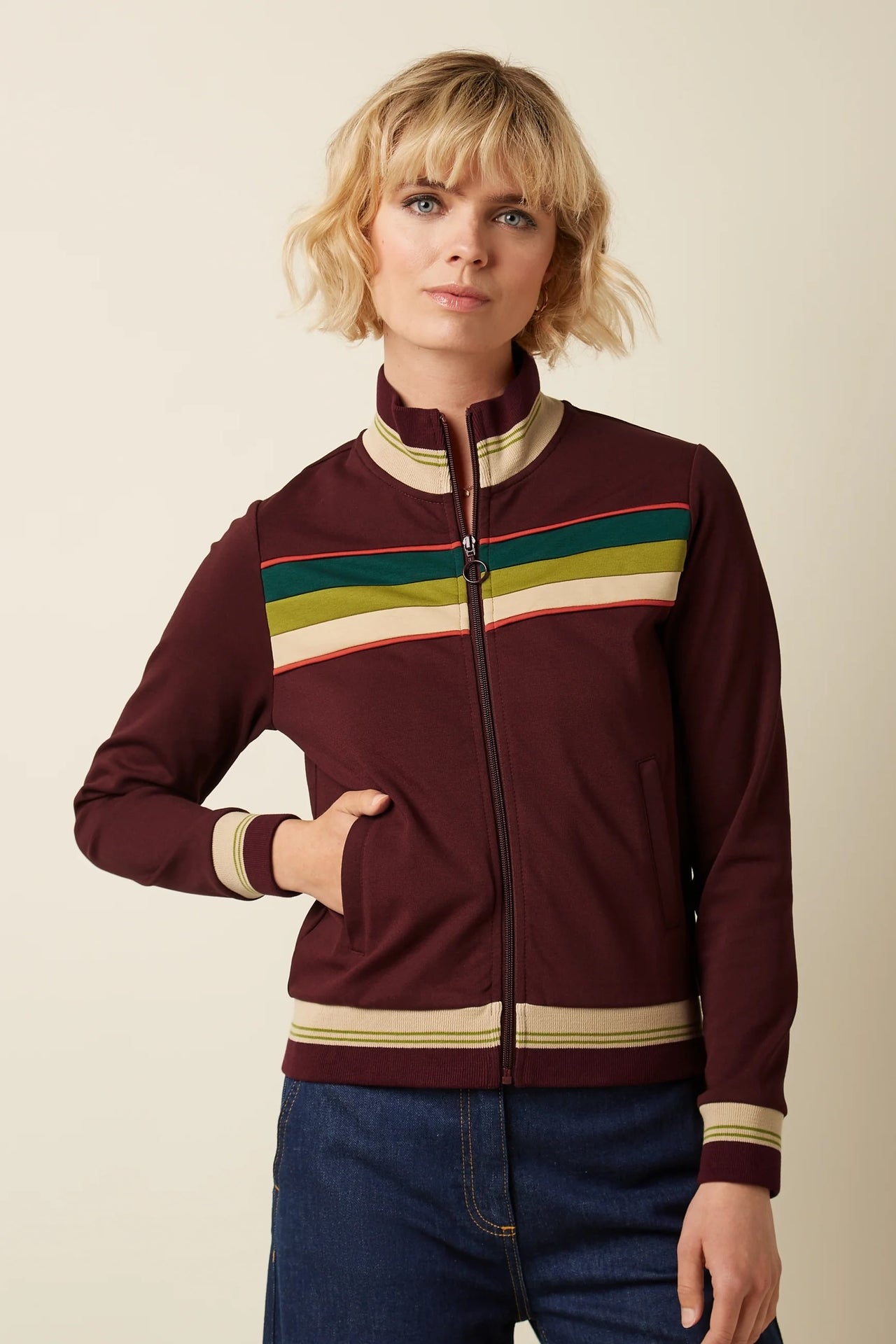Colorblock Coljack Daytona Sweat 600 Porto Red
