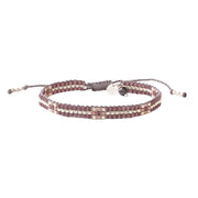 Competent garnet Bracelet SC - LEEF mode en accessoires