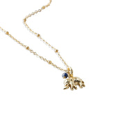 Convinced Lapis Lazuli Necklace Gold PLated Lapis Lazuli - LEEF mode en accessoires