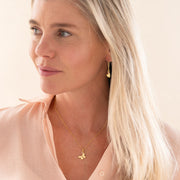 Convinced Rose Quartz Necklace GP Rose quartz - LEEF mode en accessoires