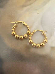 Creolen Ballon d'or goud - LEEF mode en accessoires