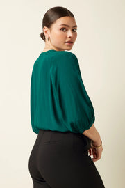 Cybil Blouse Sista 359 Coast Blue - LEEF mode en accessoires