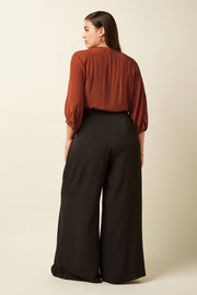 Cybil Blouse Sista 554 Spicy Brown - LEEF mode en accessoires