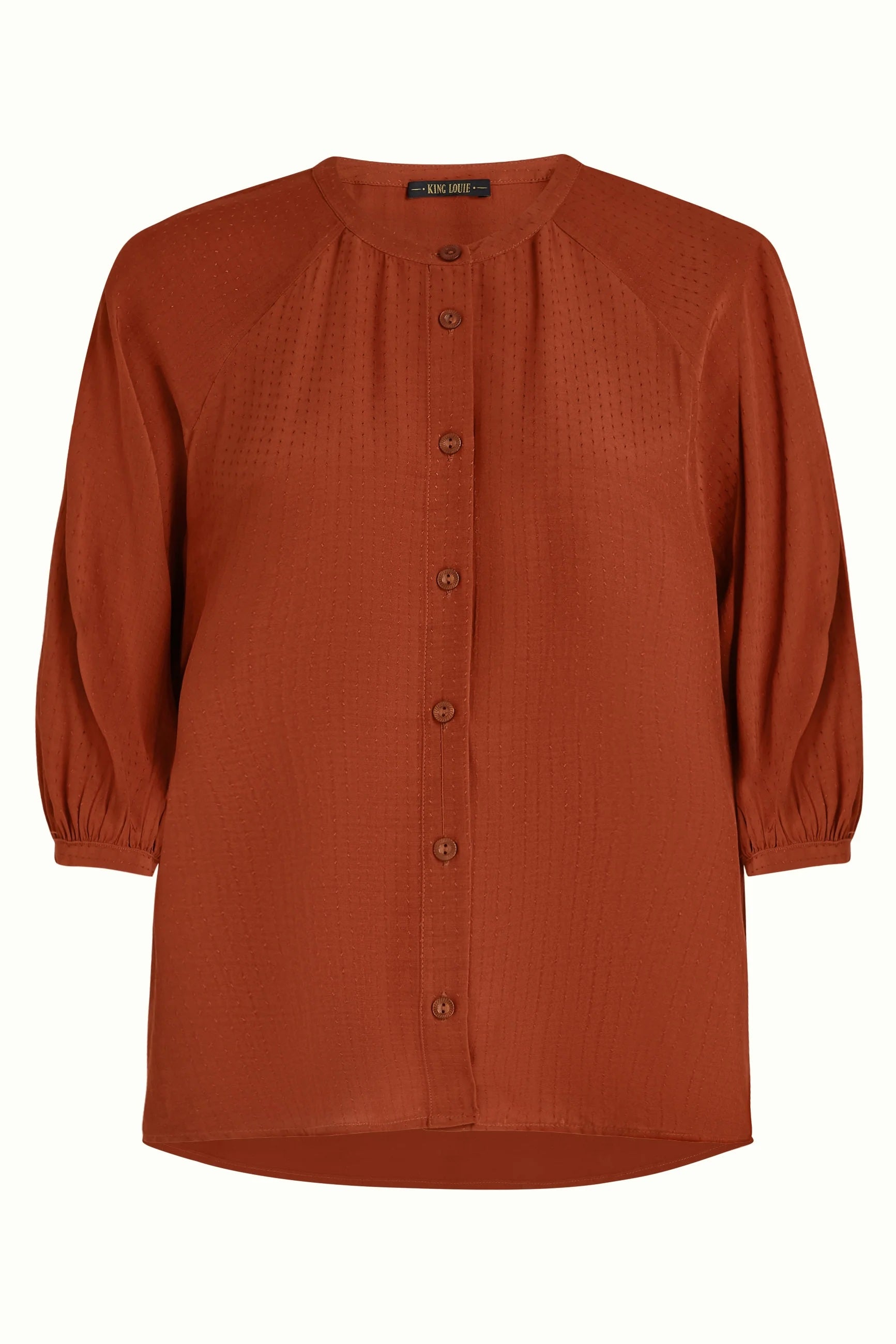 Cybil Blouse Sista 554 Spicy Brown - LEEF mode en accessoires