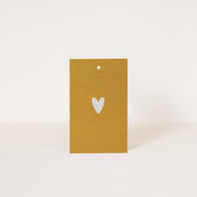 DF Label heart ocher - LEEF mode en accessoires