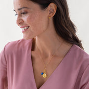 Daisy Vintage Coin Charm GP Gold - LEEF mode en accessoires